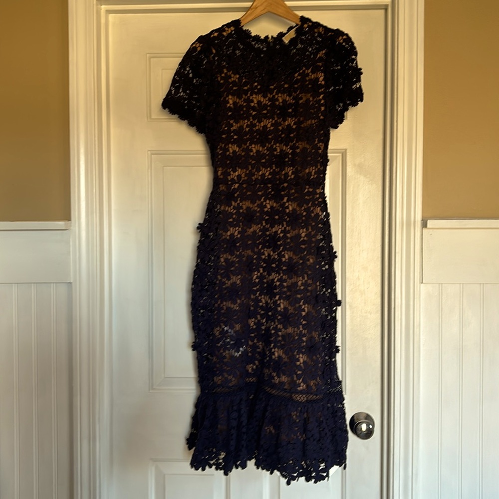 Michael Kors Floral Lace midi dress